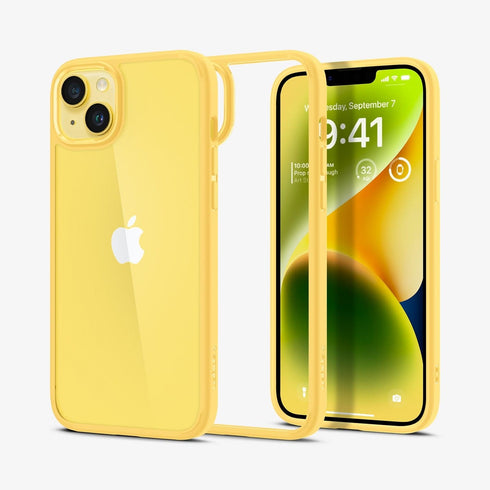 ACS04816 - iPhone 14 Pro Max Case Ultra Hybrid in crystal clear showing the back